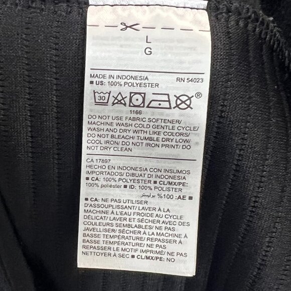 🖤 Old Navy Active Black Athletic Full-Zip Jacket Size L - Picture 6 of 7